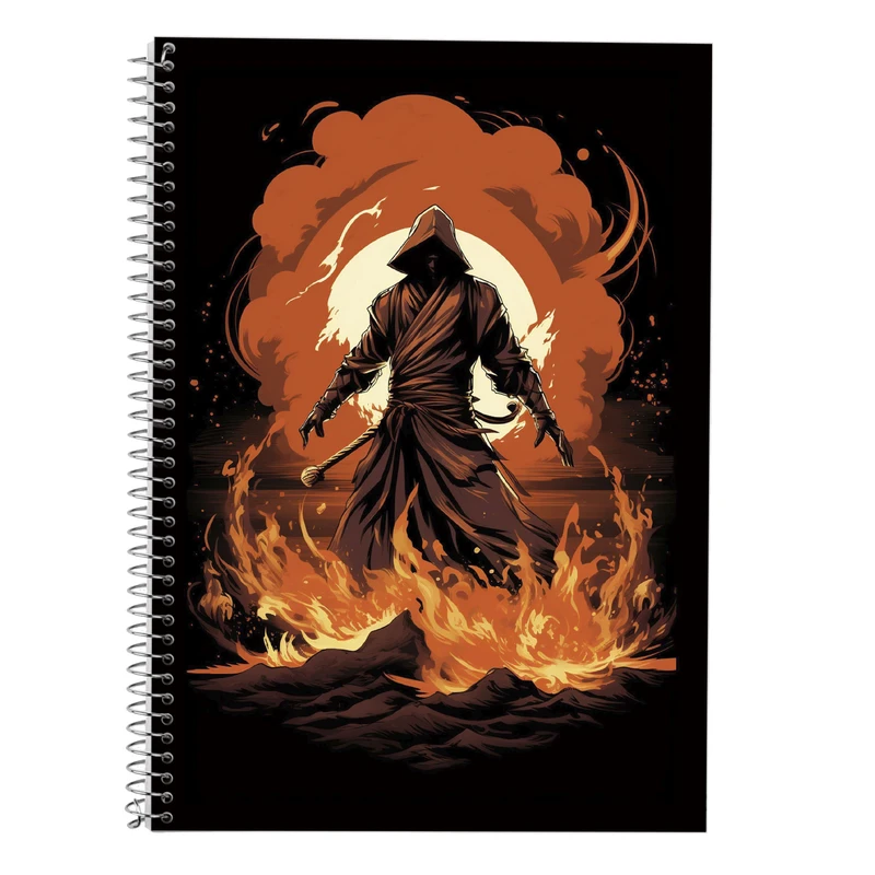 دفتر زبان 50 برگ مدوپد مدل سه خط طرح تایتان Titan کد DF11934