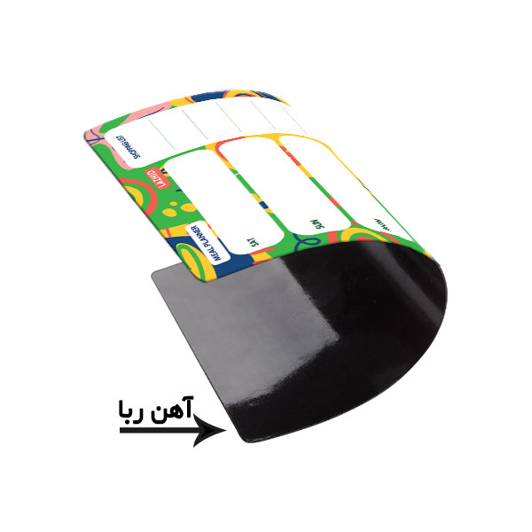 تخته وایت برد لاژید مدل برنامه غذایی گیاهخواری سایز 14x18 سانتی متر تخته وایت برد لاژید مدل برنامه غذایی گیاهخواری سایز 14x18 سانتی متر