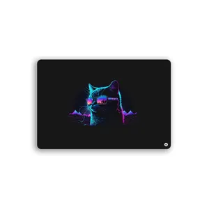 ماوس پد گیمینگ شادیت مدل گربه نئونی کد1677 سایز 37*24 سانتیمتر