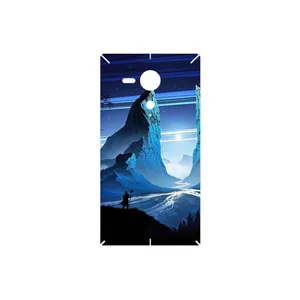 MAHOOT Blue Mountains Digital Art Cover Sticker for Sony Xperia SP