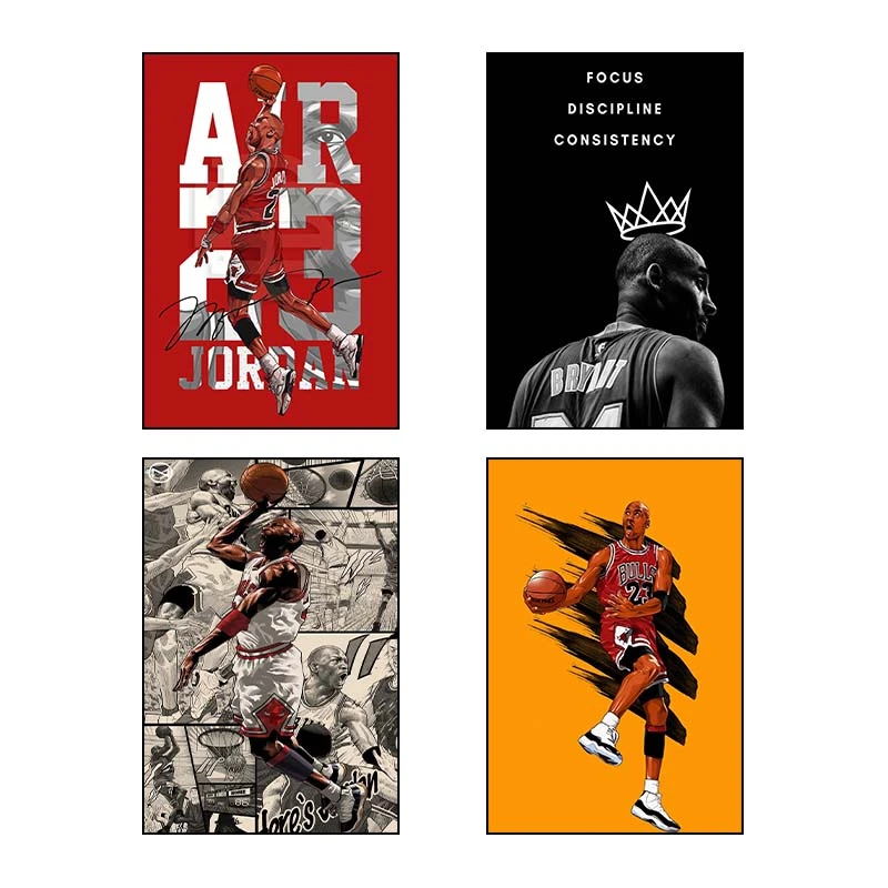 تابلو شاسي کارنيکا طرح Jordan کد 47927 مجموعه 4 عددی