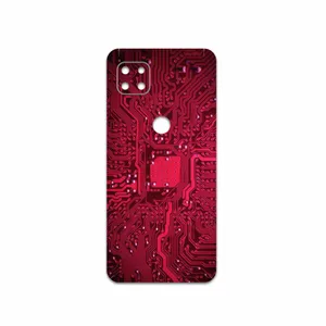 MAHOOT Red-Printed-Circuit-Board Cover Sticker for Motorola MOTO G 5G