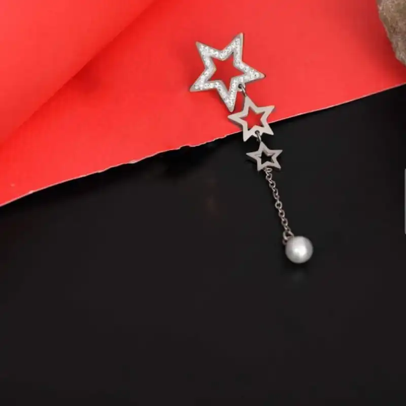 گوشواره زنانه ماصرم مدل ستاره کد ER2036