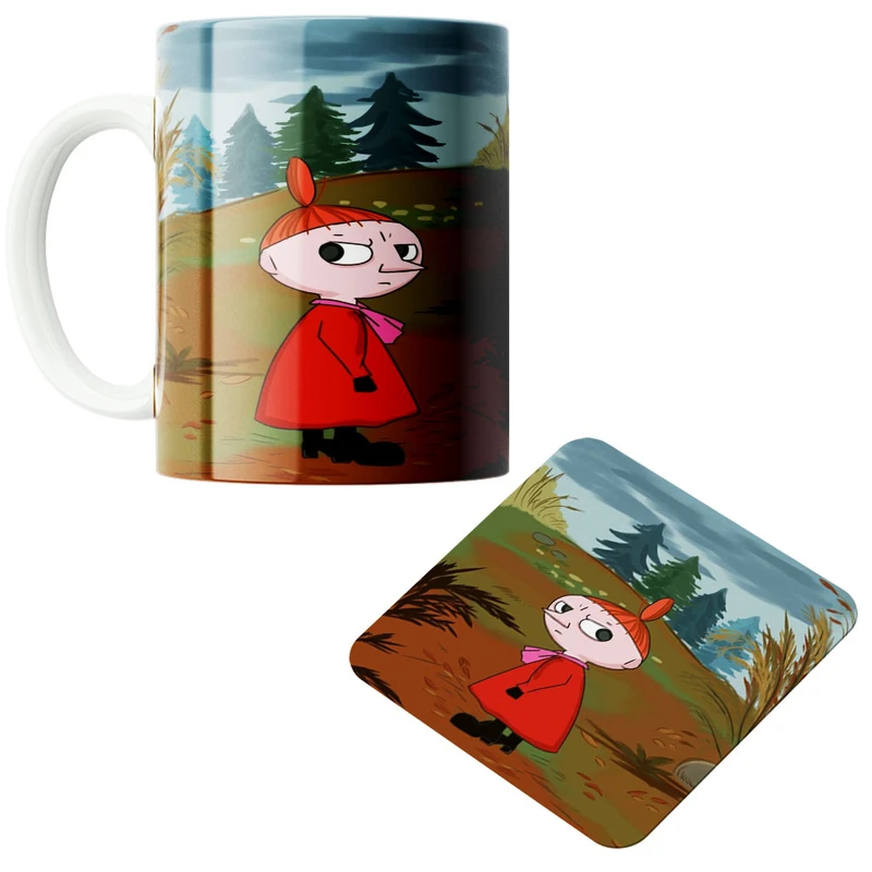 ماگ پادآفرین مدل مومین کد 349 به همراه زیر لیوانی 