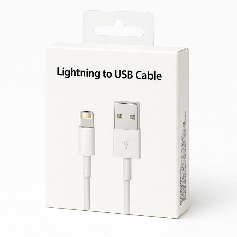 کابل تبدیل USB به لایتنینگ مدل Iphone طول 1 متر