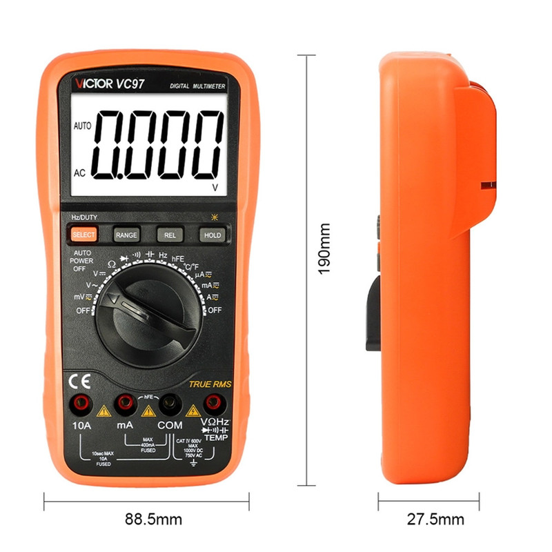 مولتی متر دیجیتال ویکتور مدل VC97