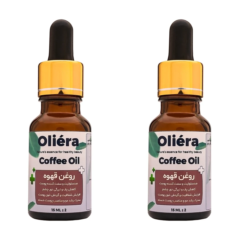 روغن قهوه اُلیئرا مدل A حجم 30 میلی لیتر بسته 2 عددی