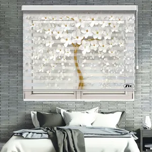 پرده زبرا زیو مدل 7019 سایز 150x150 سانتی متر