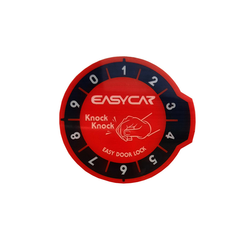 برچسب دزدگیر شیشه خودرو قطعه سازان کبیر مدل KNOCK-EASYCAR