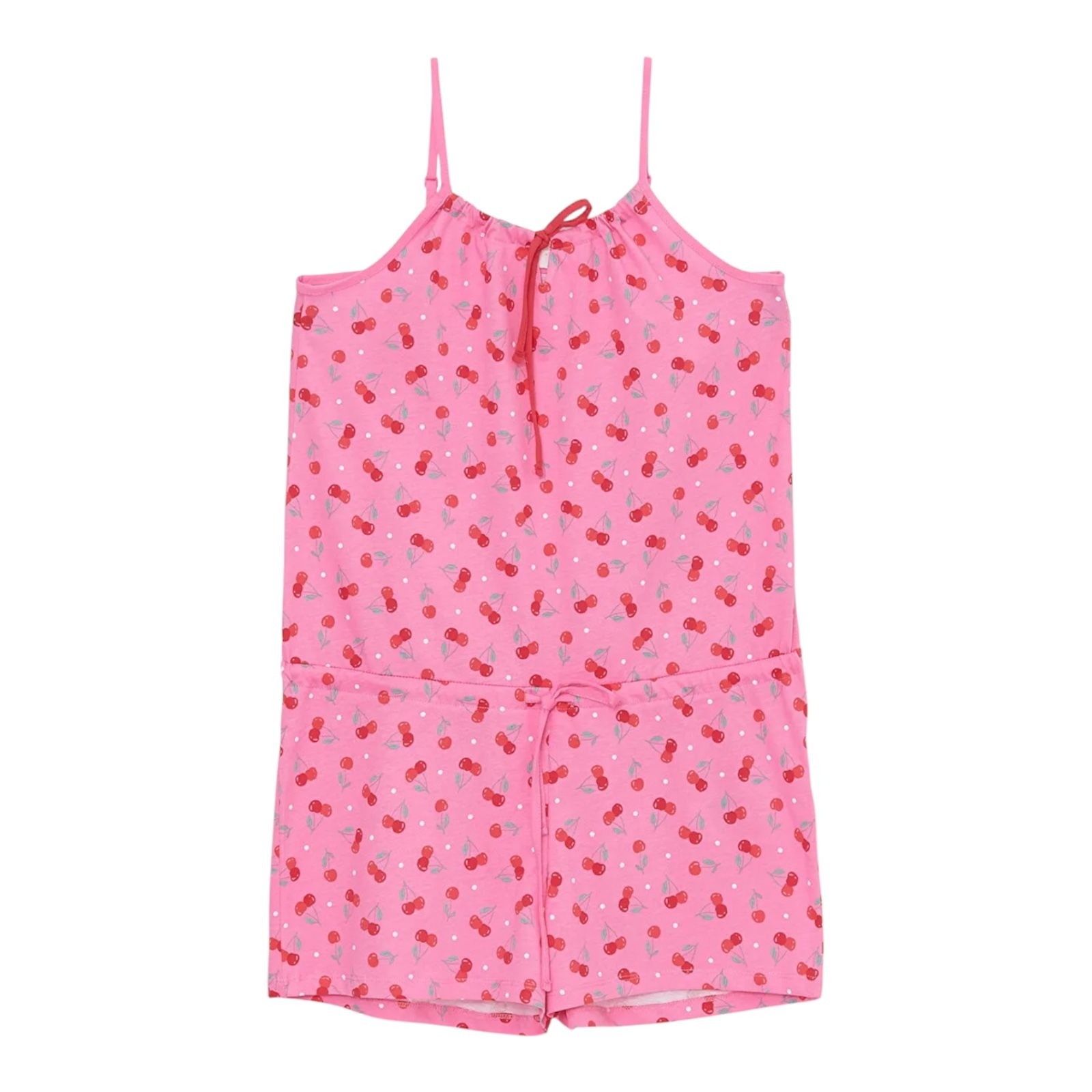 سرهمی زنانه ال سی وایکیکی مدل پنبه آلبالو -  - 1