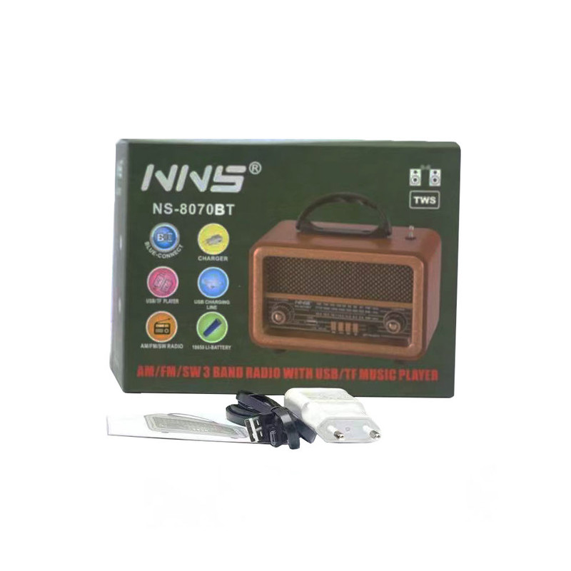 رادیو مدل NS-8070bt رادیو مدل NS-8070bt