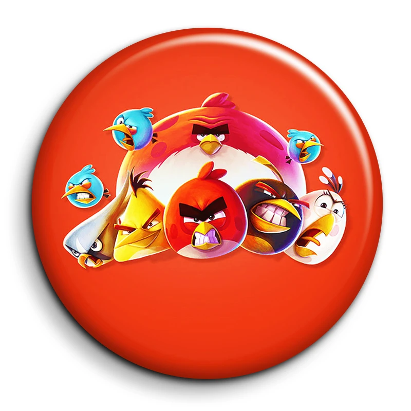 مگنت گالری باجو طرح پرندگان خشمگین کد Angry birds 75