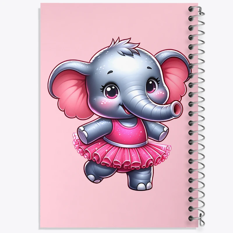 دفتر نقاشی 50 برگ خندالو طرح فیل کیوت کد F7710