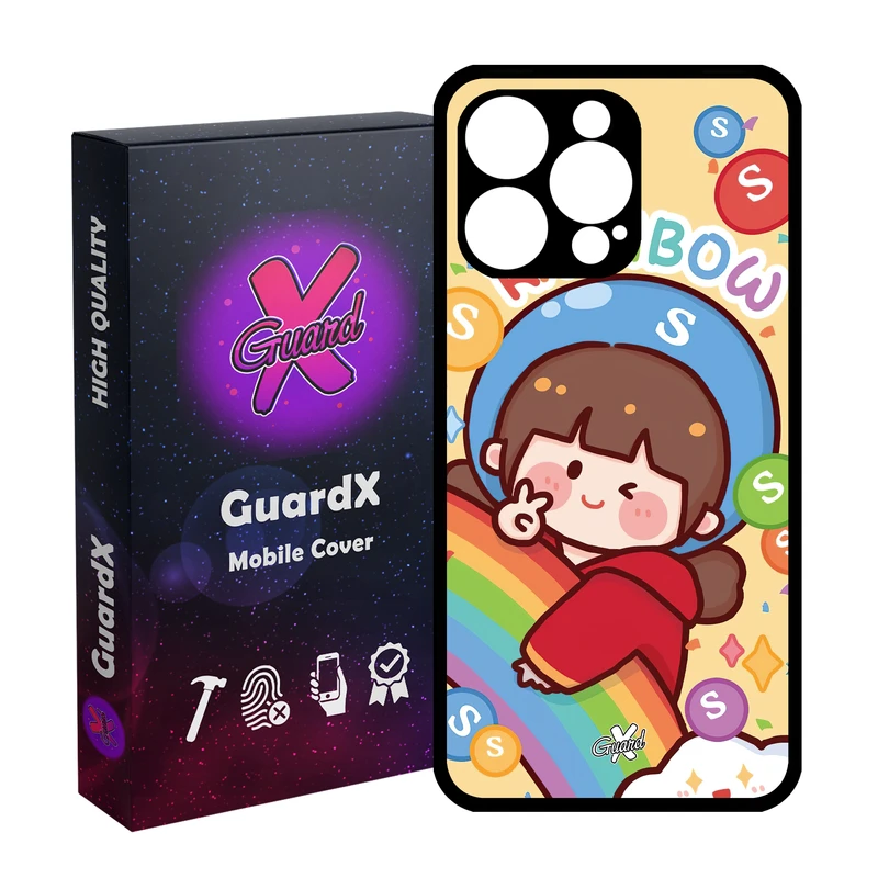 کاور گارد ایکس طرح Girl مدل Glass10520 مناسب برای گوشی موبایل اپل iPhone 15 Pro Max