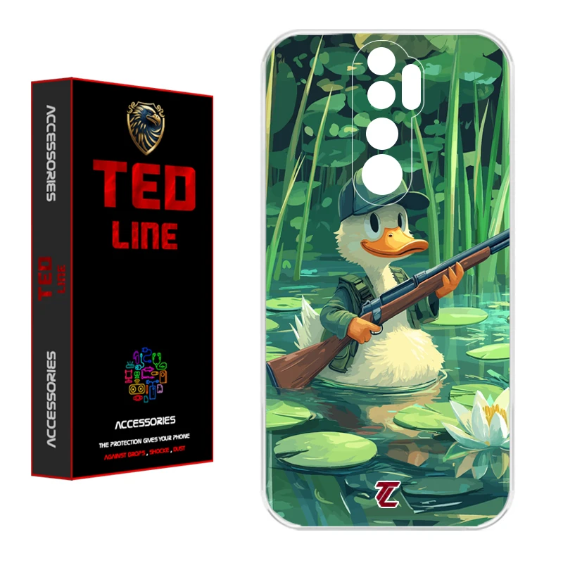 کاور تد لاین طرح اردک کد 1123 مناسب برای گوشی موبایل شیائومی Redmi Note 8 Pro