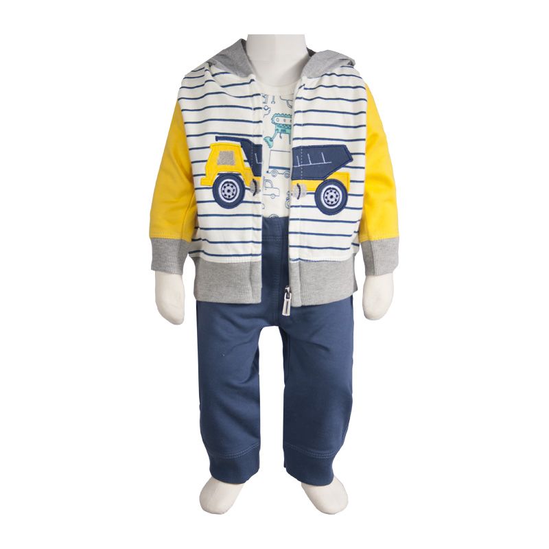 ست 3 تکه لباس نوزادی آدمک کد 32240 - - 5