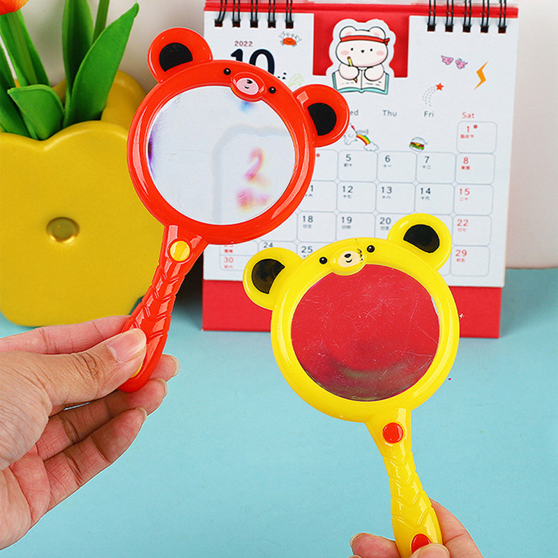 ذره بین رساکو مدل دانش آموزی طرح خرس کد Pink