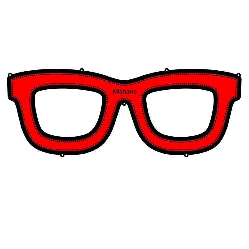 تابلو ال ای دی میشانه مدل عینک کد 580