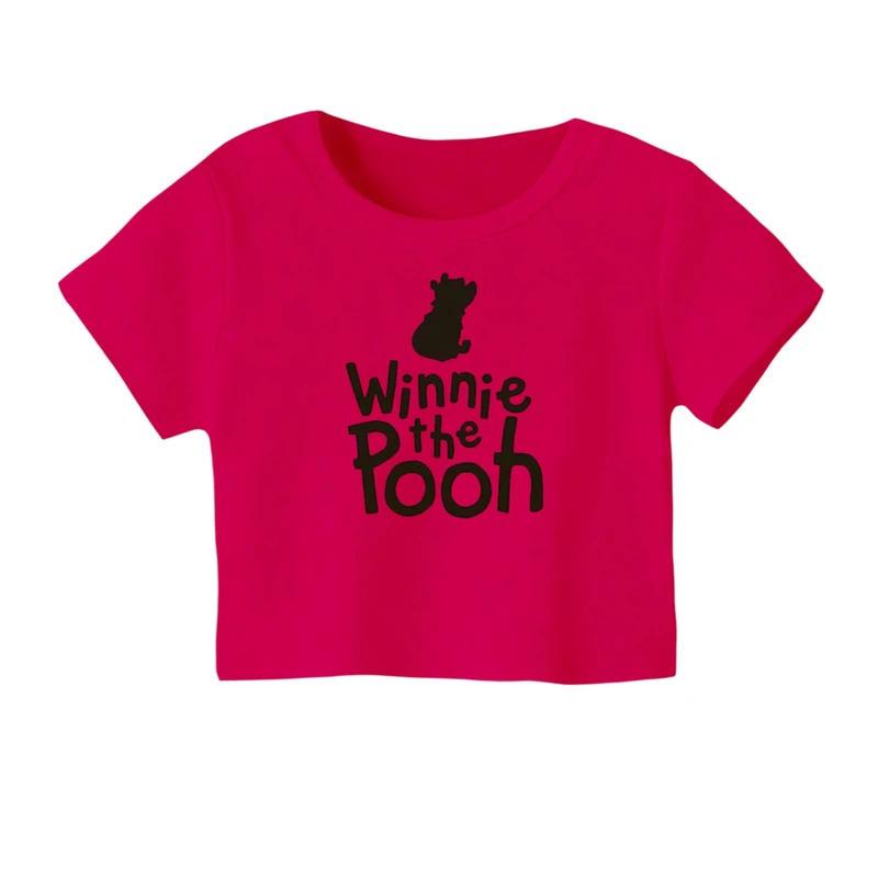 کراپ‌ تی‌شرت آستین کوتاه زنانه مدل پو کد 30