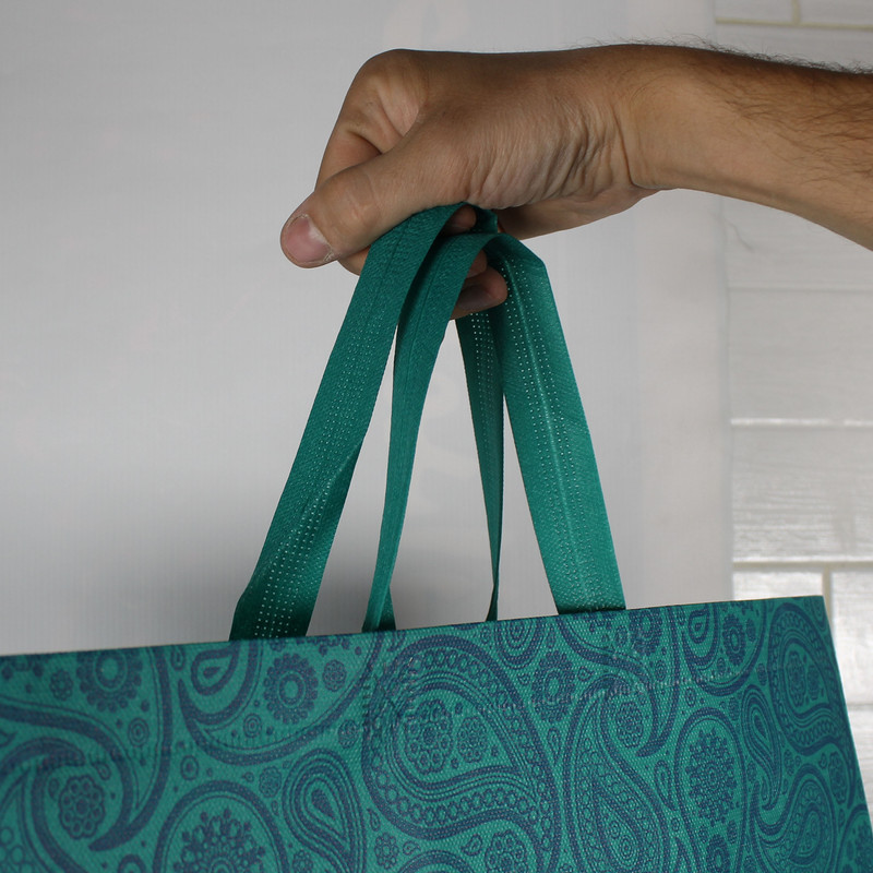 ساک خرید مدل پارچه ای طرح بته جقه کد 04