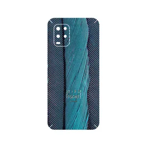MAHOOT Turquoise feathers Cover Sticker for Xiaomi Mi 10 Lite 5G