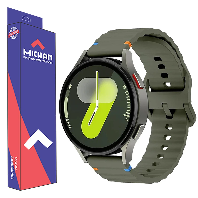 بند میچان مدل Wave مناسب برای ساعت هوشمند سامسونگ Galaxy watch active3 41mm
