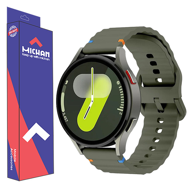 بند میچان مدل Wave مناسب برای ساعت هوشمند سامسونگ Galaxy watch6 40mm/Galaxy watch6 44mm/Galaxy watch6 classic 43mm/Galaxy watch6 classic 47mm