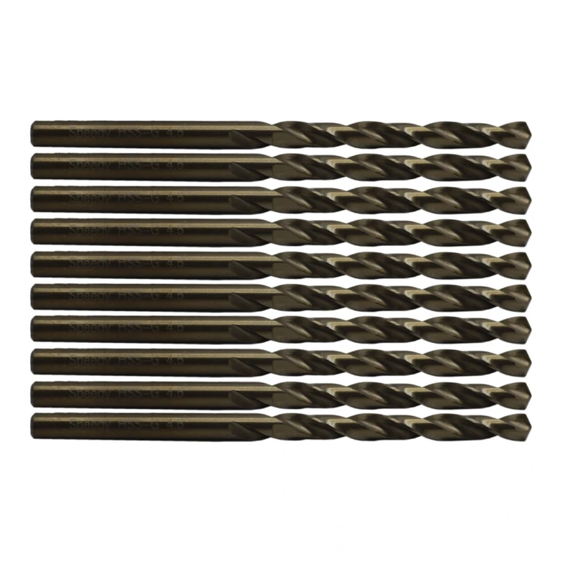 مته آهن اسپیدی مدل YP-HSS-G-04.5MM سایز 4.5 میلی متر مجموعه 10عددی