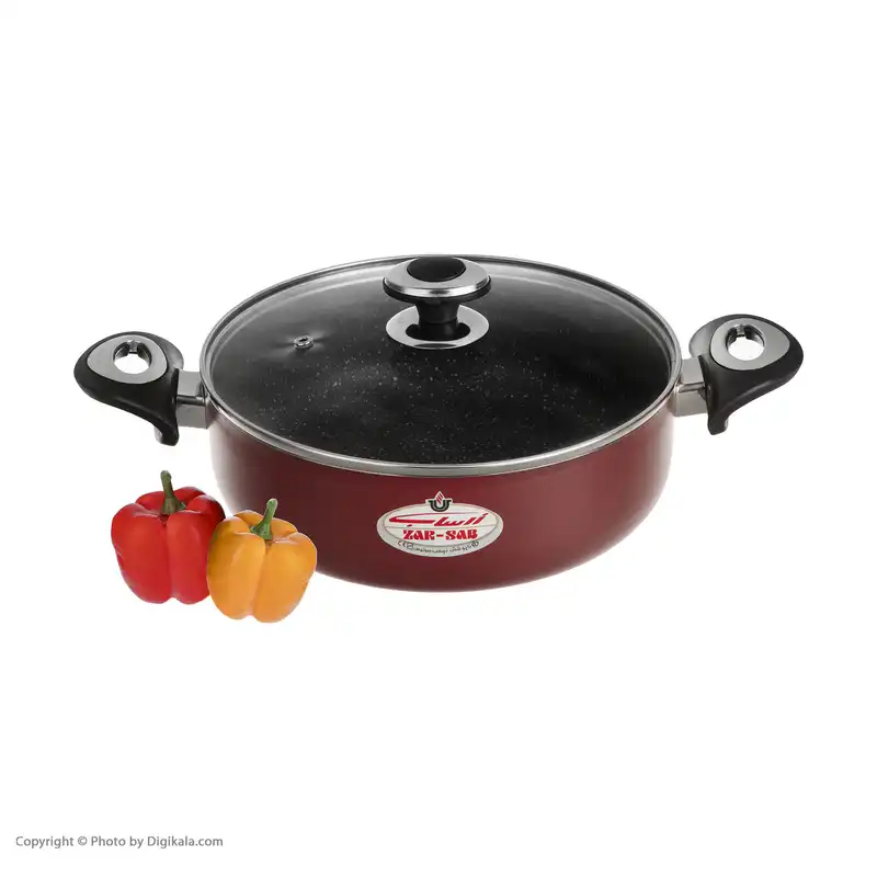 قابلمه کوتاه زرساب مدل گرانیتا سایز 24