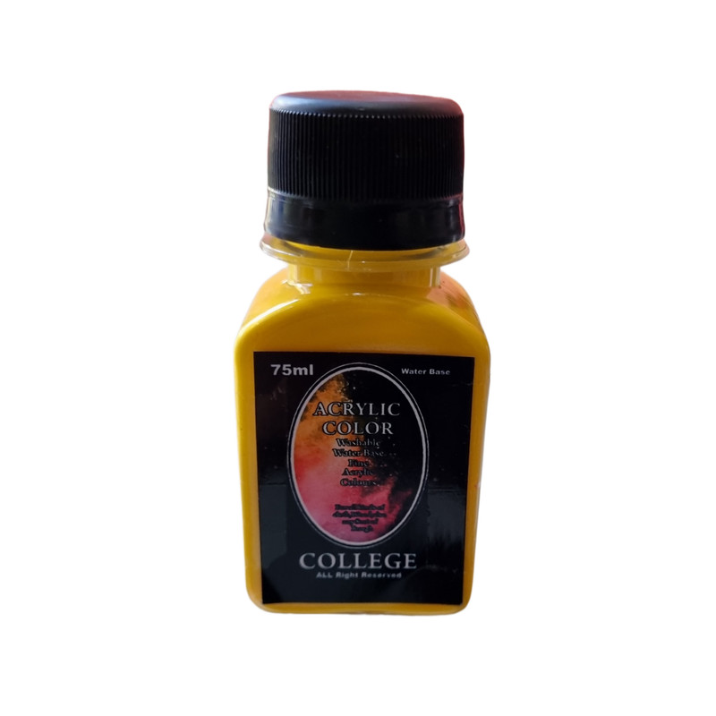 رنگ اکریلیک کالج مدل AC حجم 75 میلی لیتر