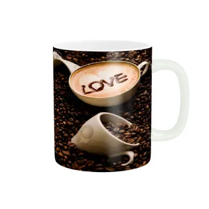 ماگ پاد آفرین مدل فنجان قهوه عشق کد 01