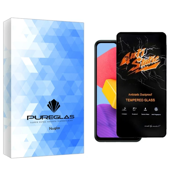 محافظ صفحه نمایش پیور گلس مدل NuGlas Antistatic مناسب برای گوشی موبایل سامسونگ Galaxy M13 4G