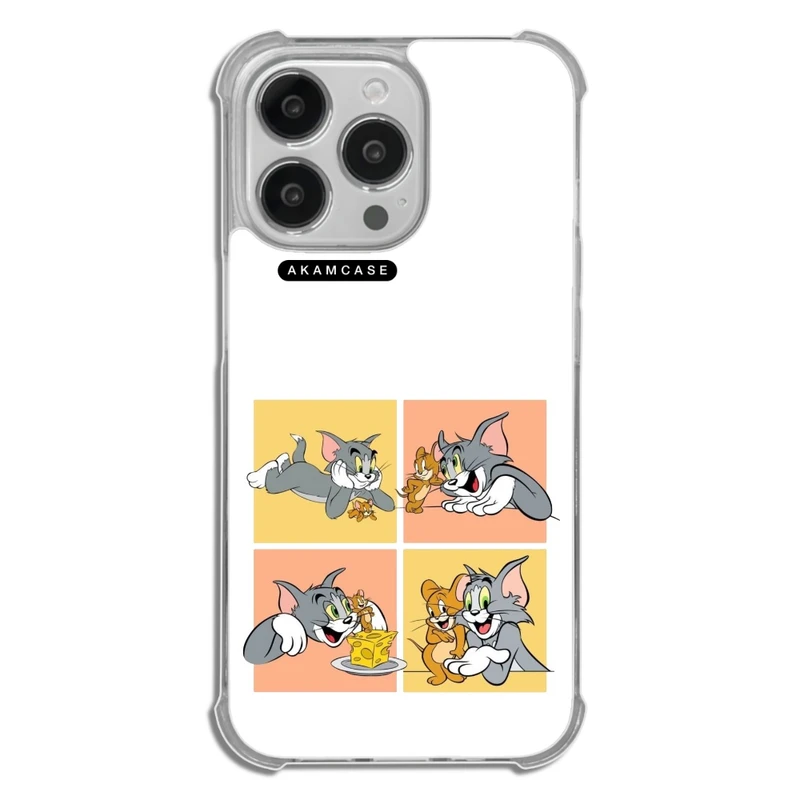 کاور آکام مدل AMC-WTA13PRO-TOM & JERRY8 مناسب برای گوشی موبایل اپل iPhone 13 Pro