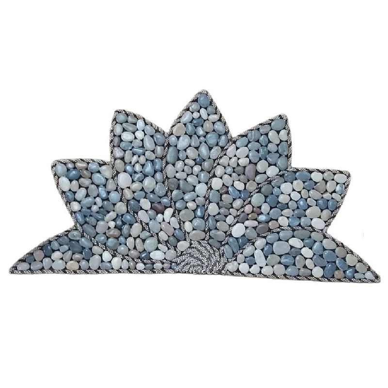 پادری طرح سنگی مدل نیم گل سایز 80x48 سانتی متر