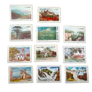 تمبر یادگاری مدل طبیعت کد bc-1988 مجموعه 11 عددی