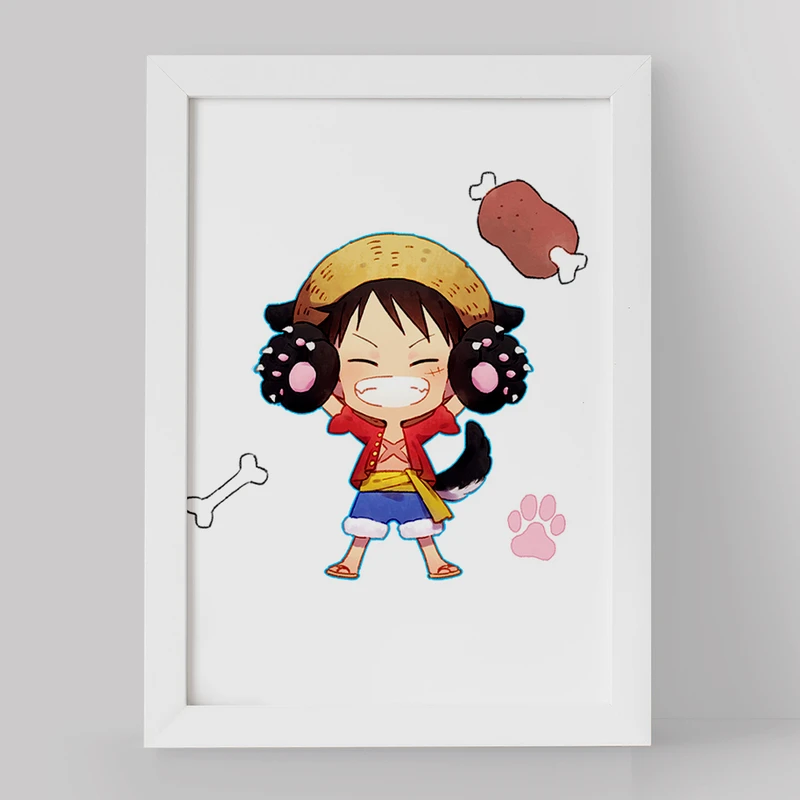 تابلو خندالو مدل لوفی انیمه وان پیس One Piece کد 17250