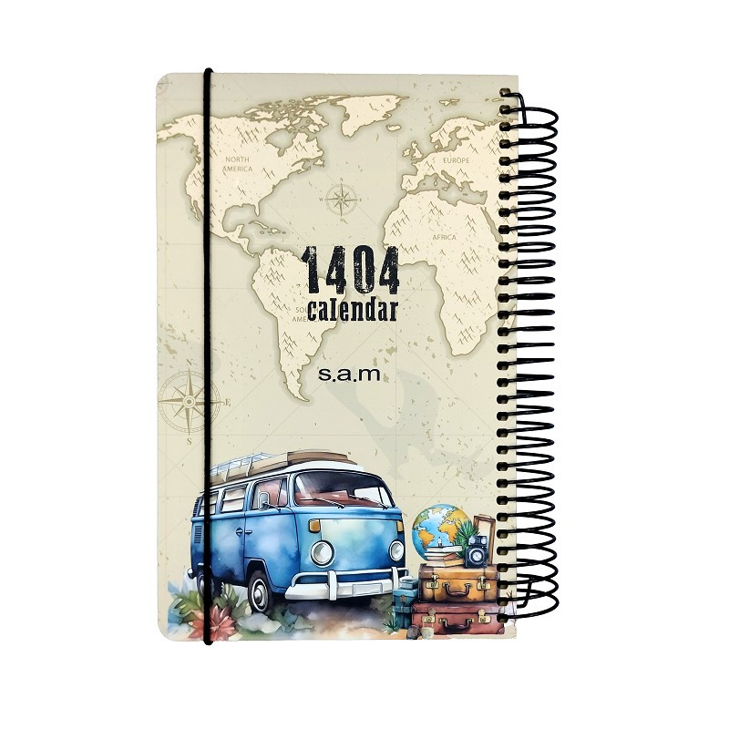 سالنامه سال 1404 سم طرح جهانگرد