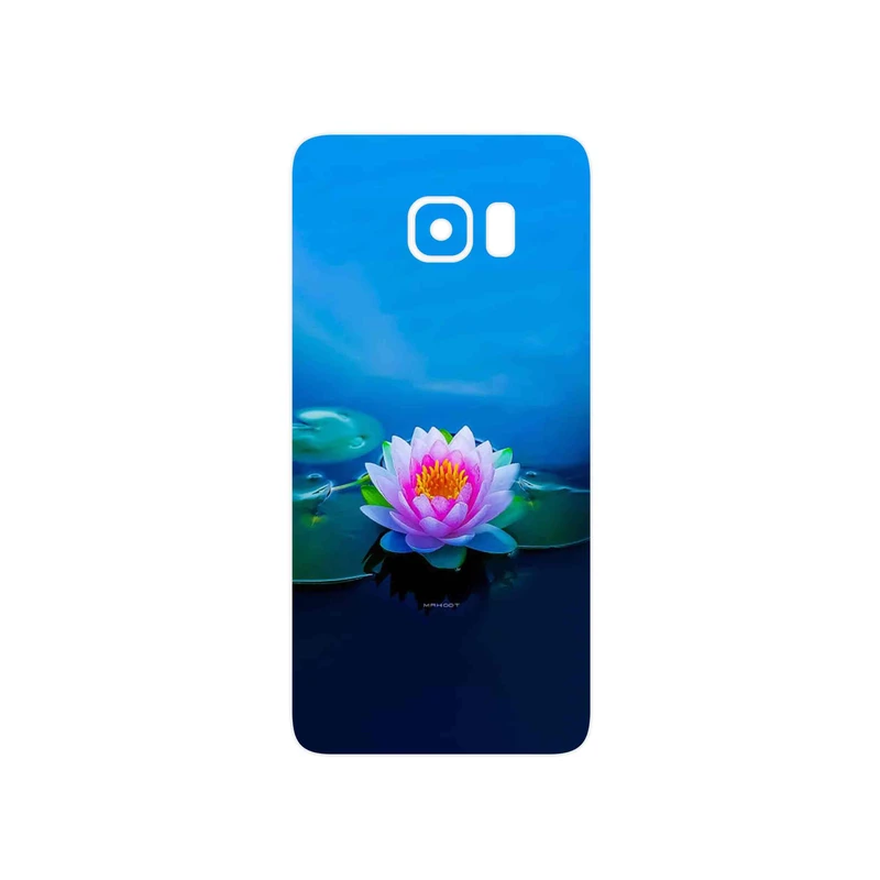 برچسب پوششی ماهوت مدل Lotus مناسب برای گوشی موبایل سامسونگ Galaxy S6 Edge