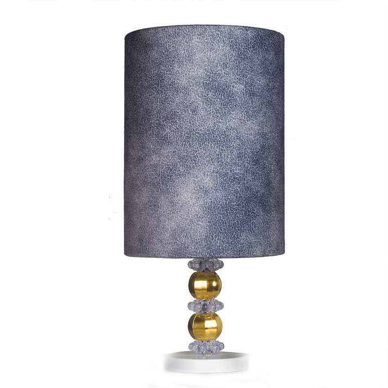 آباژور رومیزی طرح چرم