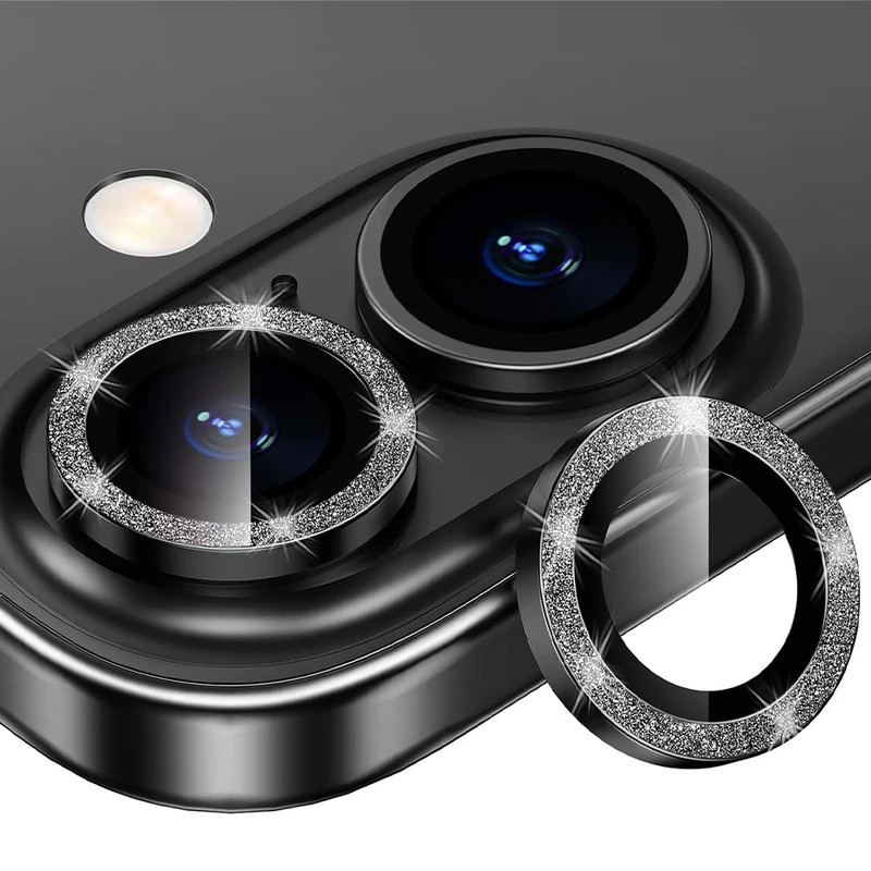 محافظ لنز دوربین فلزی پنتر مدل اکلیلی مناسب برای گوشی موبایل اپل iPhone 17