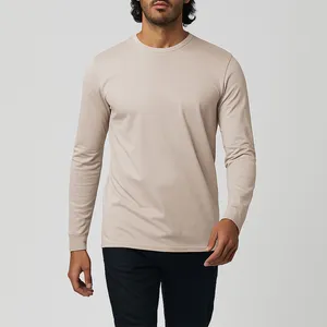 تی شرت آستین بلند مردانه رانژ مدل ساده کد 23RA05 - 414