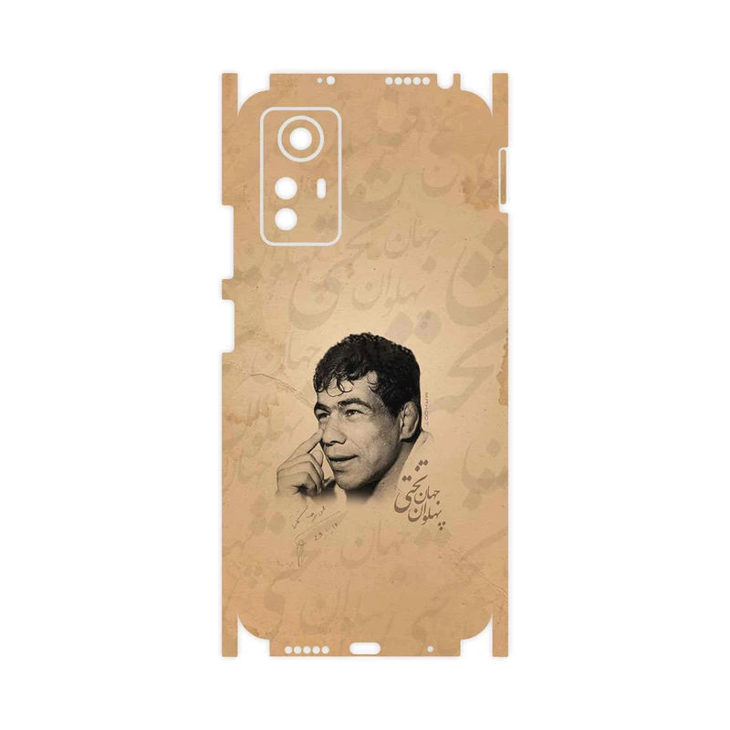 برچسب پوششی ماهوت مدل Gholamreza_Takhti-FullSkin مناسب برای گوشی موبایل شیائومی Redmi Note 12S
