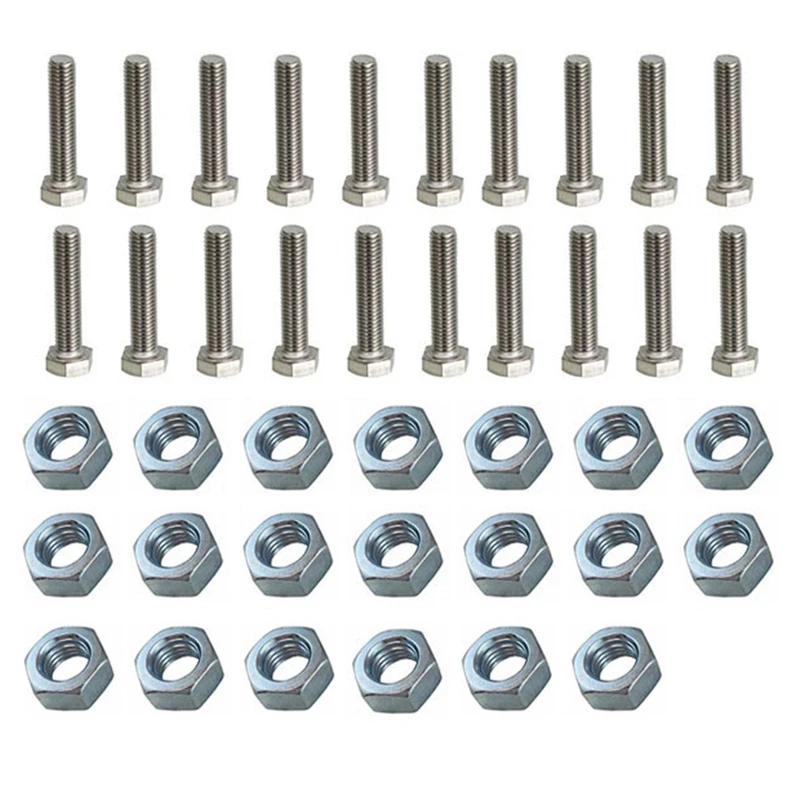 پیچ و مهره مدل M10x60 مجموعه 40 عددی