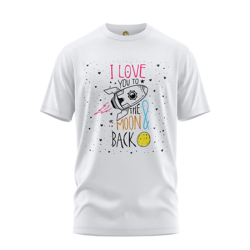 تی شرت آستین کوتاه مردانه هومرو مدل TW456 طرح سفینه و فضا