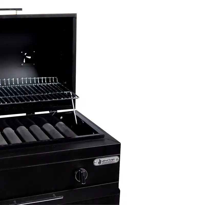 باربیکیو شومینه بیستون مدل   گازی کمددار BBQ.G.80.K.LO