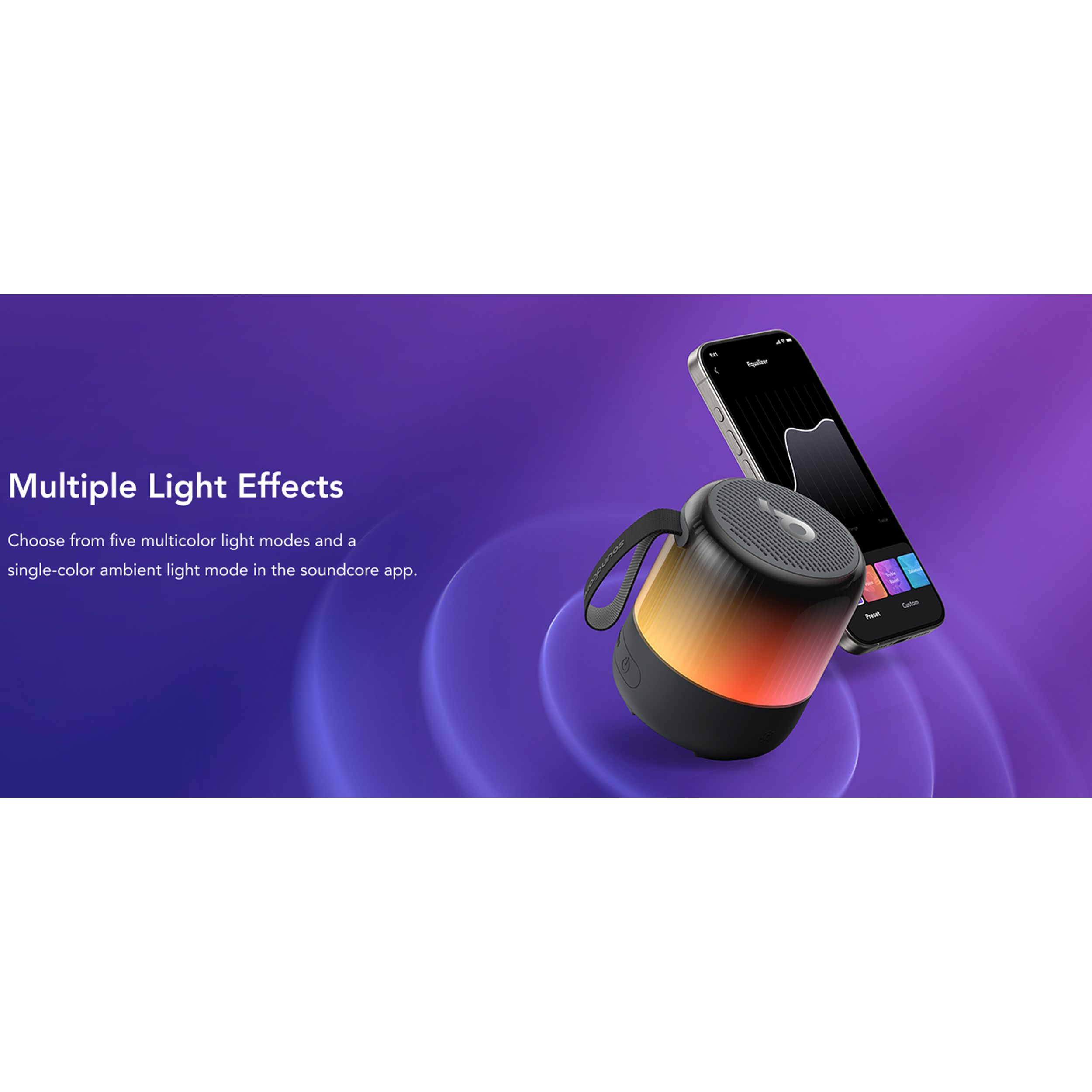 اسپیکر بلوتوثی قابل حمل انکر مدل Glow Mini A3136011