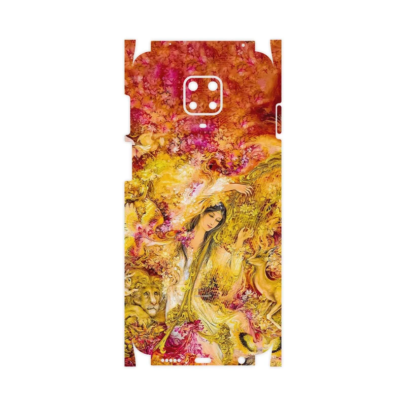 برچسب پوششی ماهوت مدل Persian miniature 1-FullSkin مناسب برای گوشی موبایل شیائومی Redmi Note 9 Pro