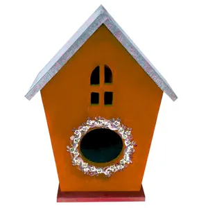  لانه پرنده مدل کلبه چوبی کد MEDIUM16
