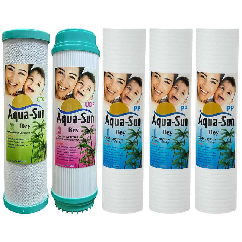 فیلتر دستگاه تصفیه آب آکوا سان ری مدل New Aqa sun-109 مجموعه 5 عددی
