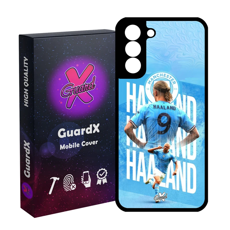 کاور گارد ایکس طرح ارلینگ هالند مدل Glass10575 مناسب برای گوشی موبایل سامسونگ Galaxy S21 FE